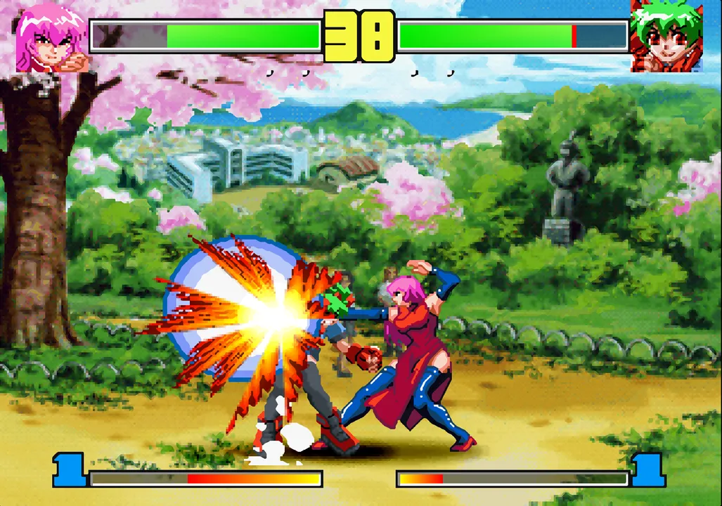 Backdrop artwork for Kakuge Yarou: Fighting Game Creator
