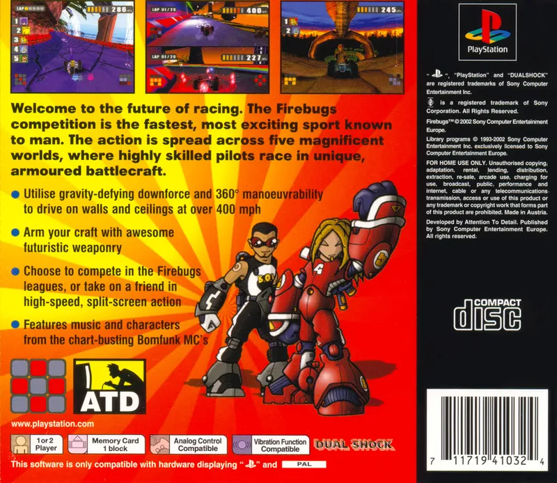 Firebugs box back