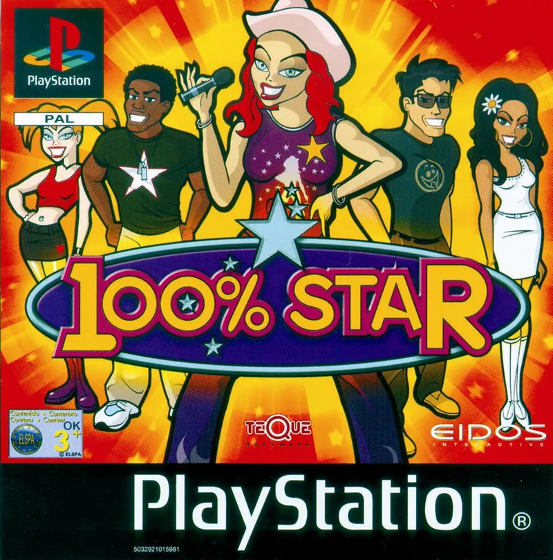 100% Star cover art for Sony Playstation