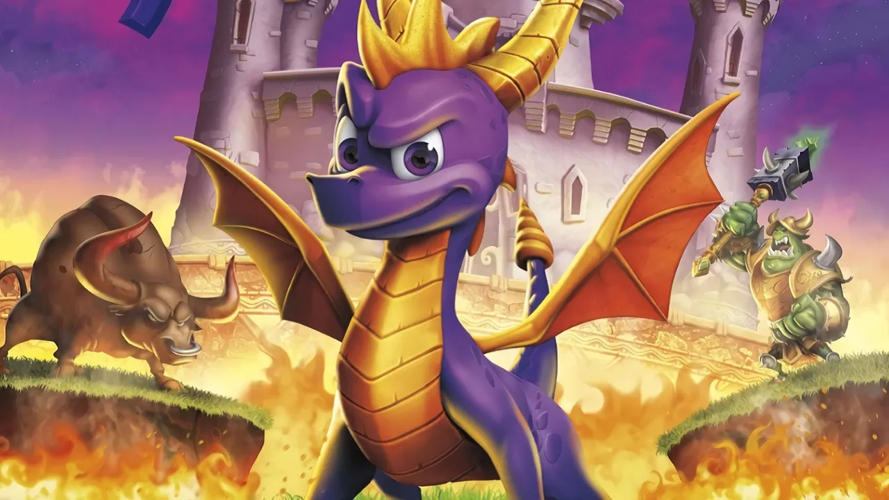 Backdrop artwork for Spyro the Dragon