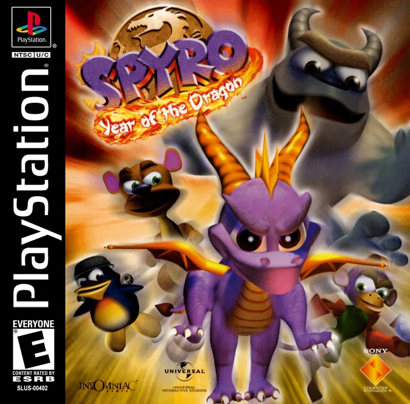 Spyro: Year of the Dragon box art