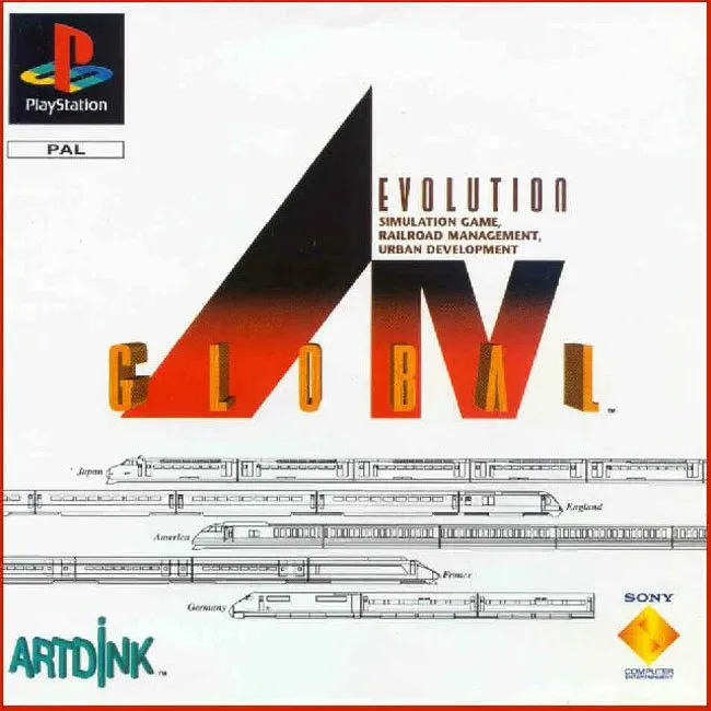 A-Train: Trains, Power, Money cover art for Sony Playstation