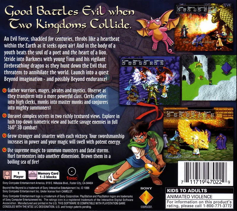 Beyond the Beyond box back