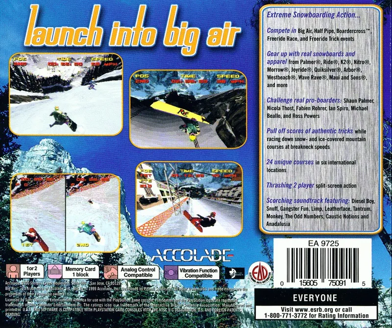 Big Air box back