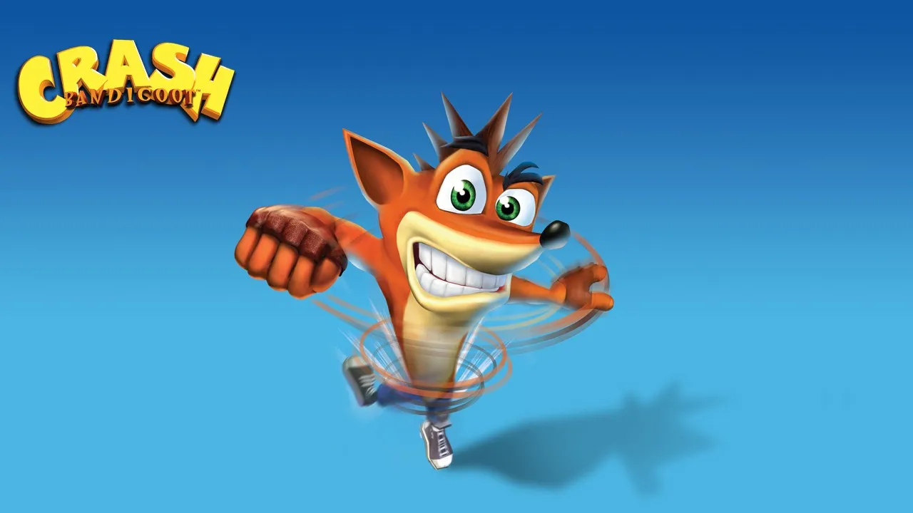 Backdrop artwork for Crash Bandicoot: Warped