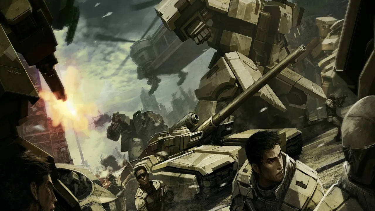 Backdrop artwork for Front Mission 3