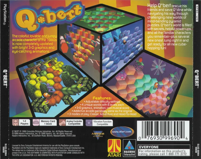 Q*bert box back