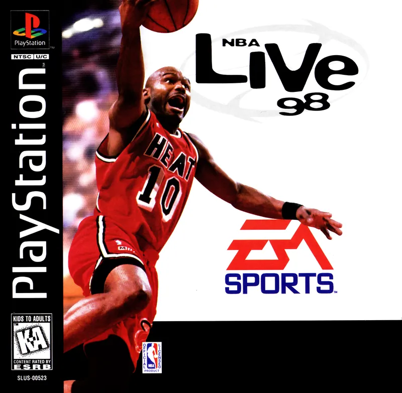 NBA Live 98 box art