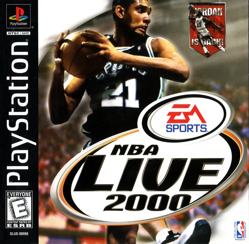 NBA Live 2000 box art