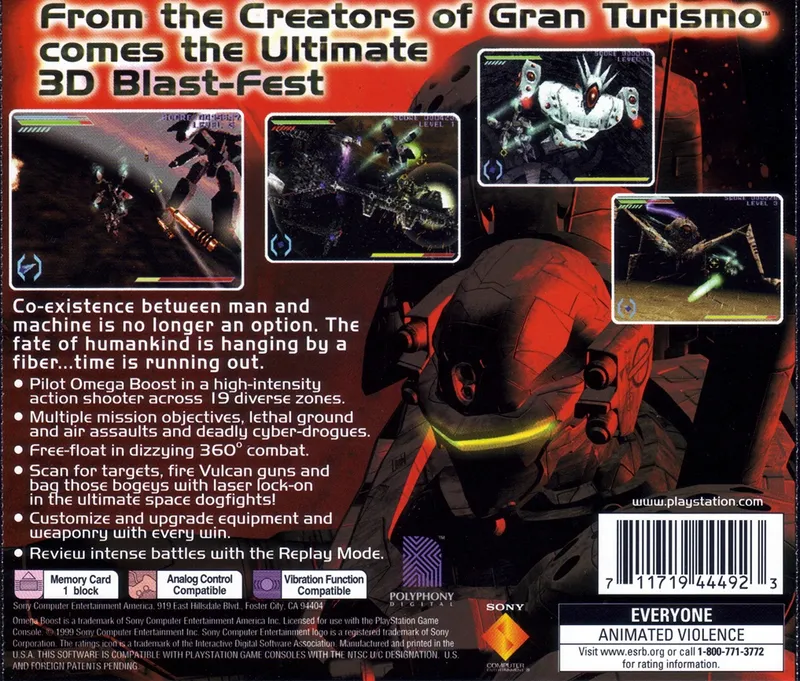 Omega Boost box back