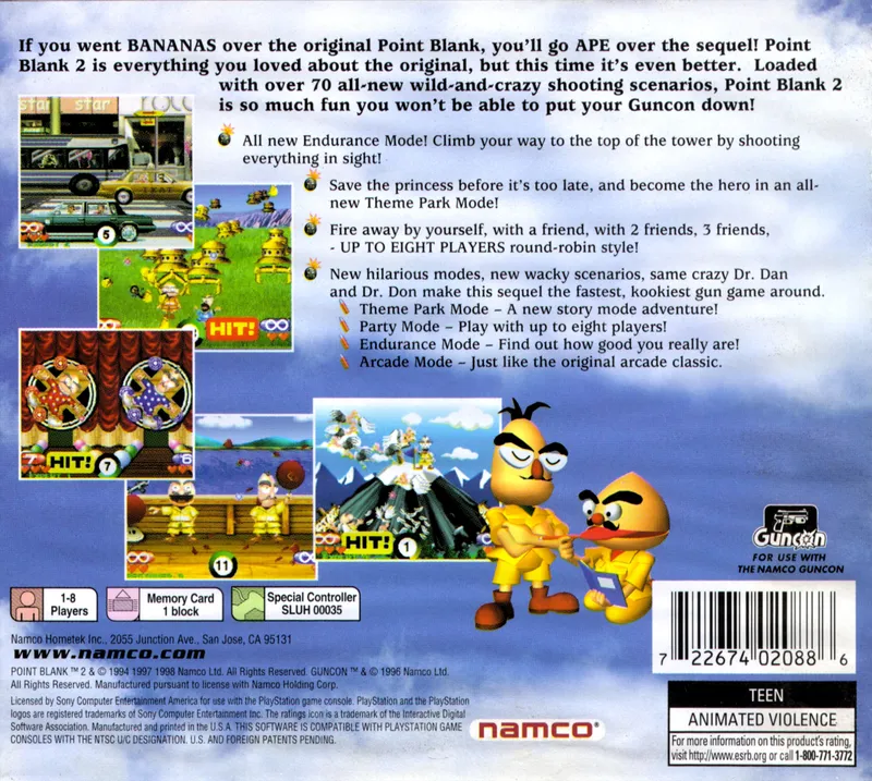 Point Blank 2 box back