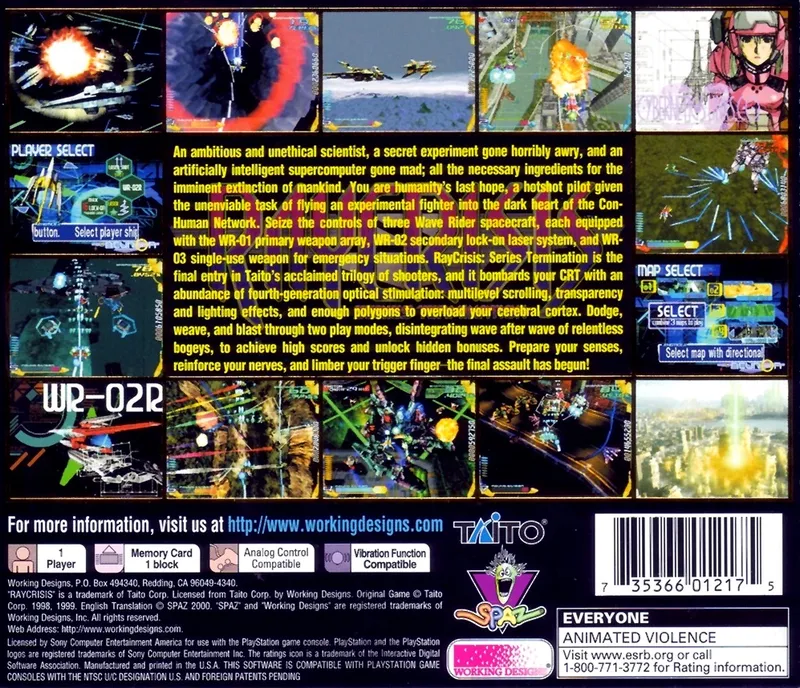 RayCrisis: Series Termination box back