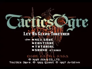 Tactics Ogre screenshot