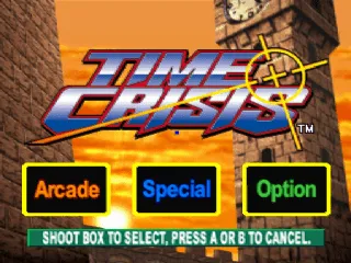 Backdrop artwork for Time Crisis