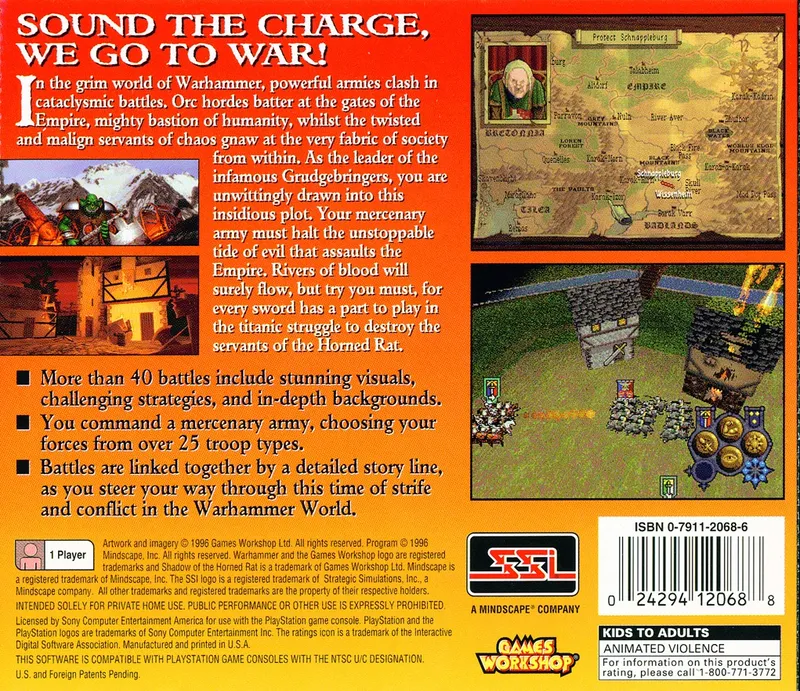Warhammer: Shadow of the Horned Rat box back
