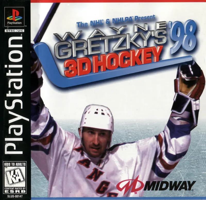 Wayne Gretzky's 3D Hockey '98 box art