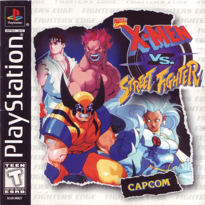X-Men vs. Street Fighter box art
