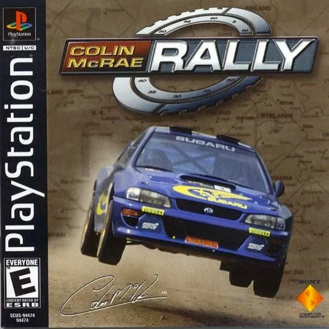 Colin McRae Rally box art