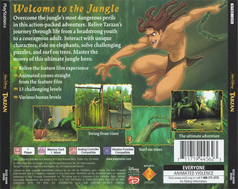 Tarzan box back