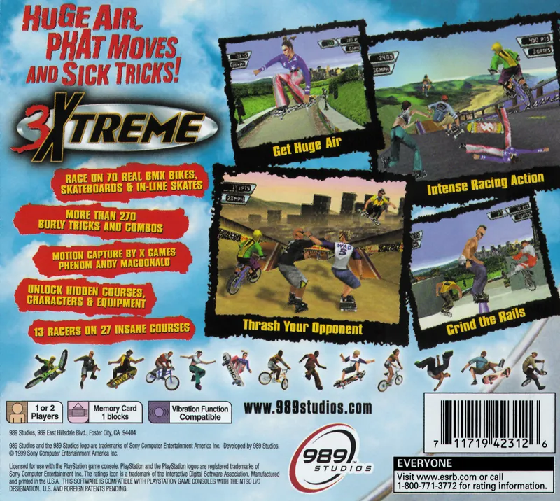 3Xtreme box back