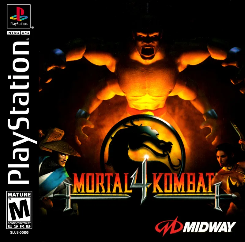 Mortal Kombat 4 box art