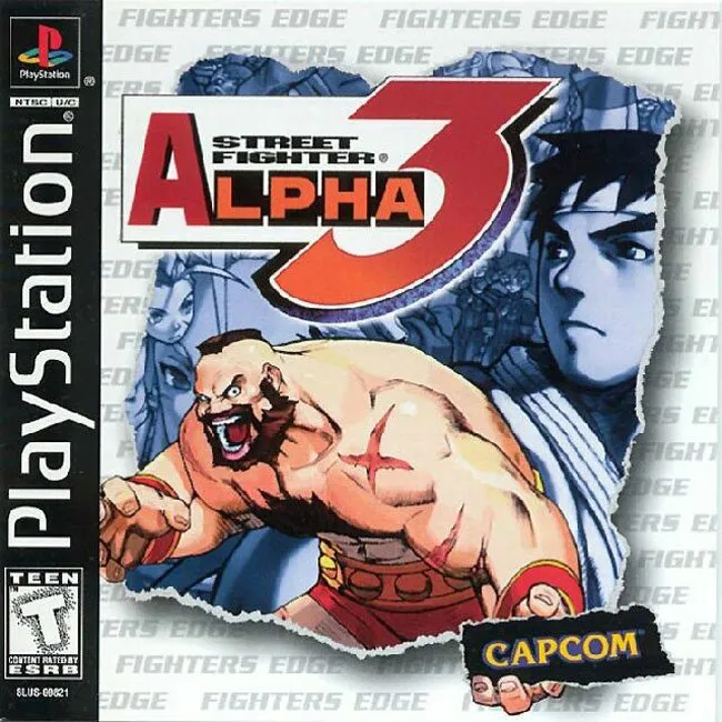 Street Fighter Alpha 3 box art