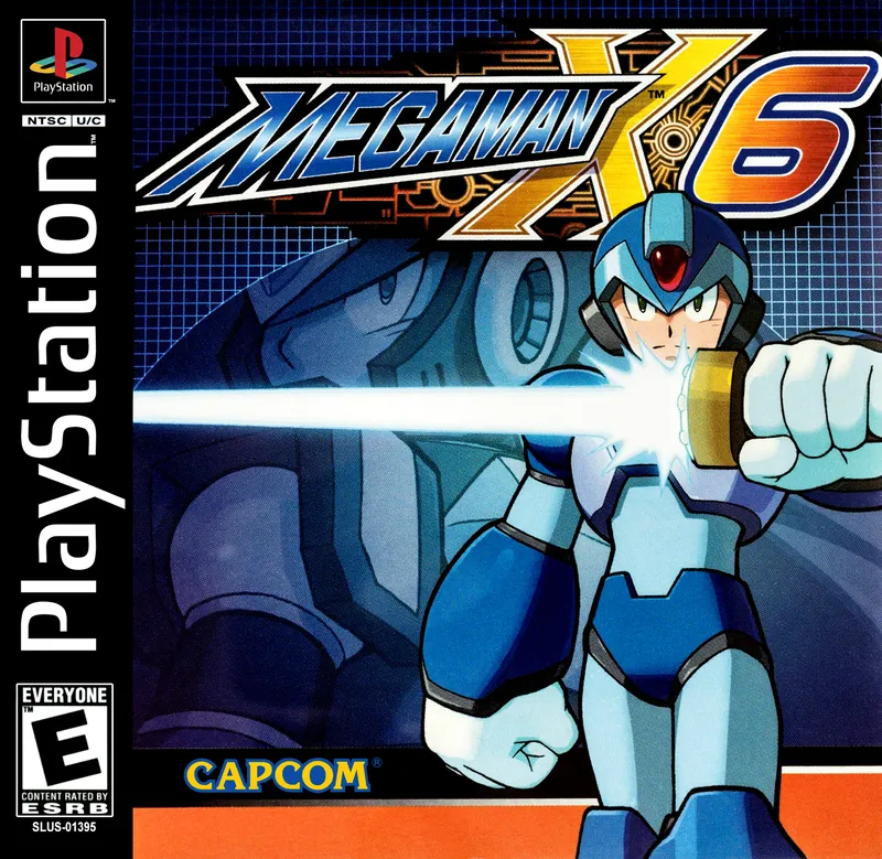 Mega Man X6 box art