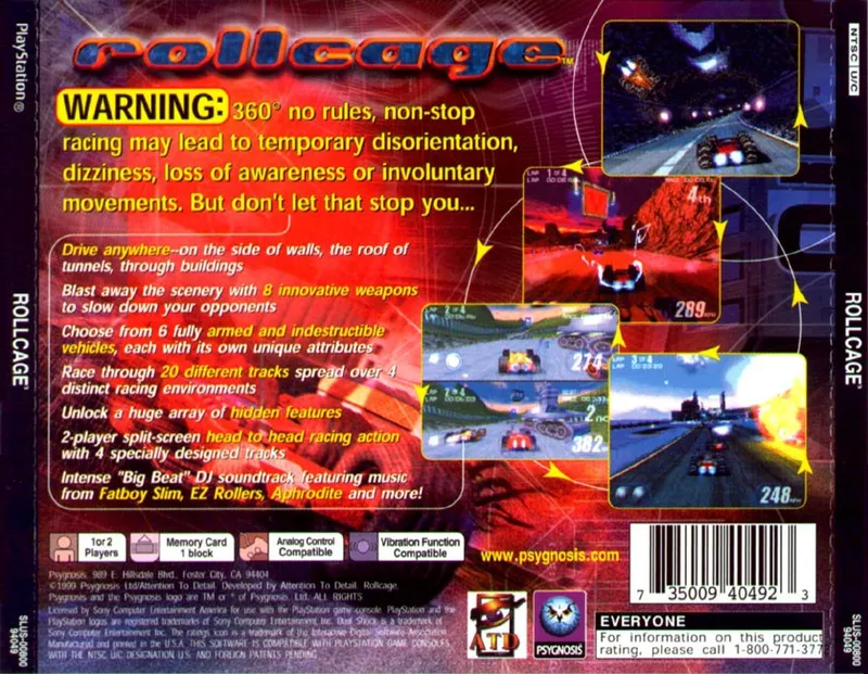 Rollcage box back
