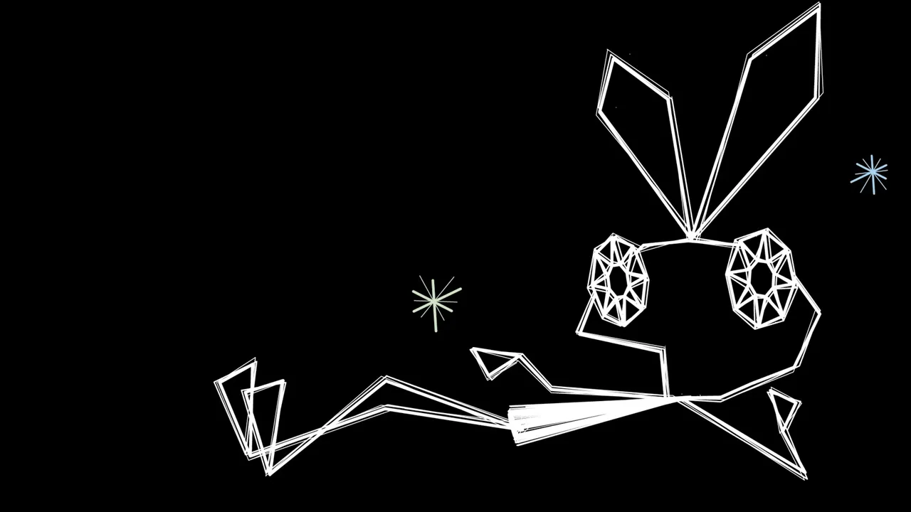 Backdrop artwork for vib-ribbon