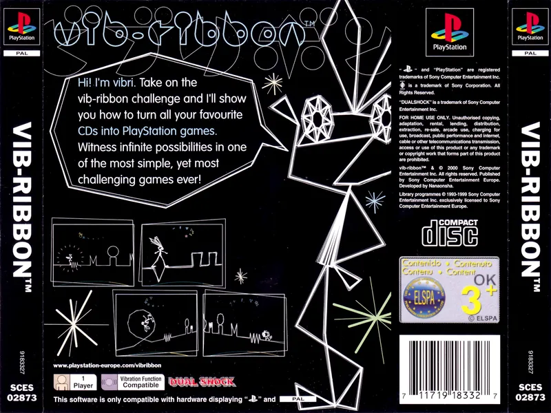 vib-ribbon box back