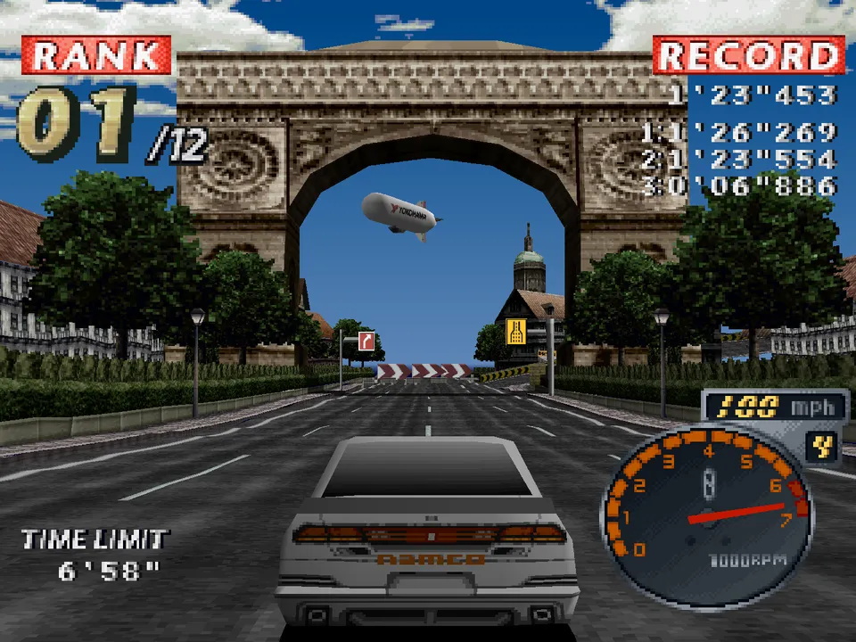Rage Racer screenshot