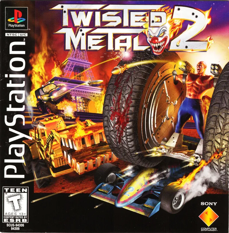 Twisted Metal 2 box art