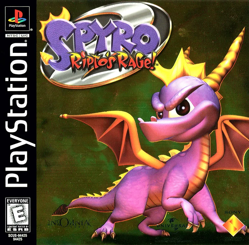 Spyro 2: Ripto's Rage! box art