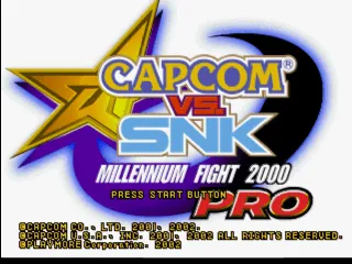Capcom vs. SNK Pro screenshot