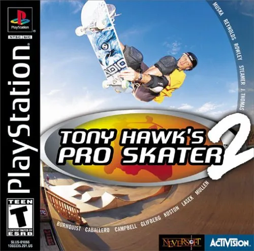 Tony Hawk's Pro Skater 2 box art