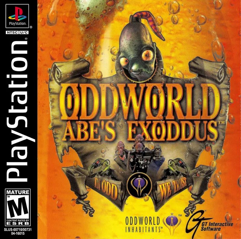 Oddworld: Abe's Exoddus box art