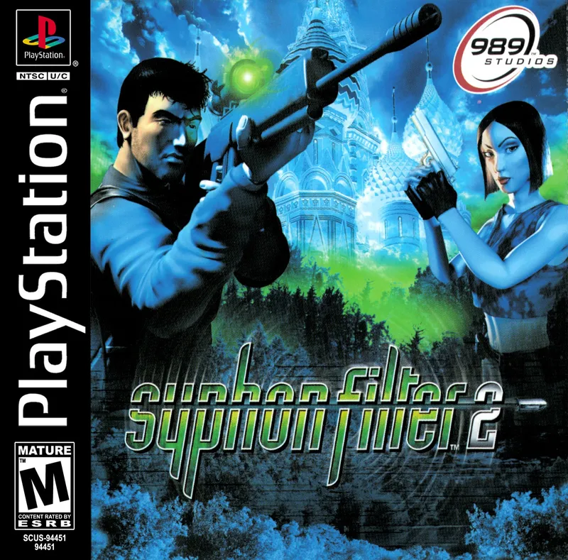 Syphon Filter 2 box art