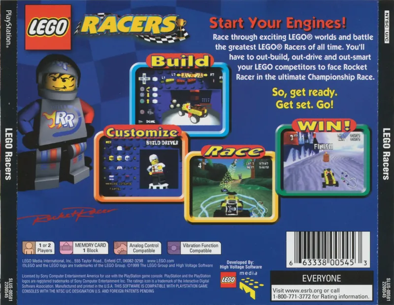 LEGO Racers box back