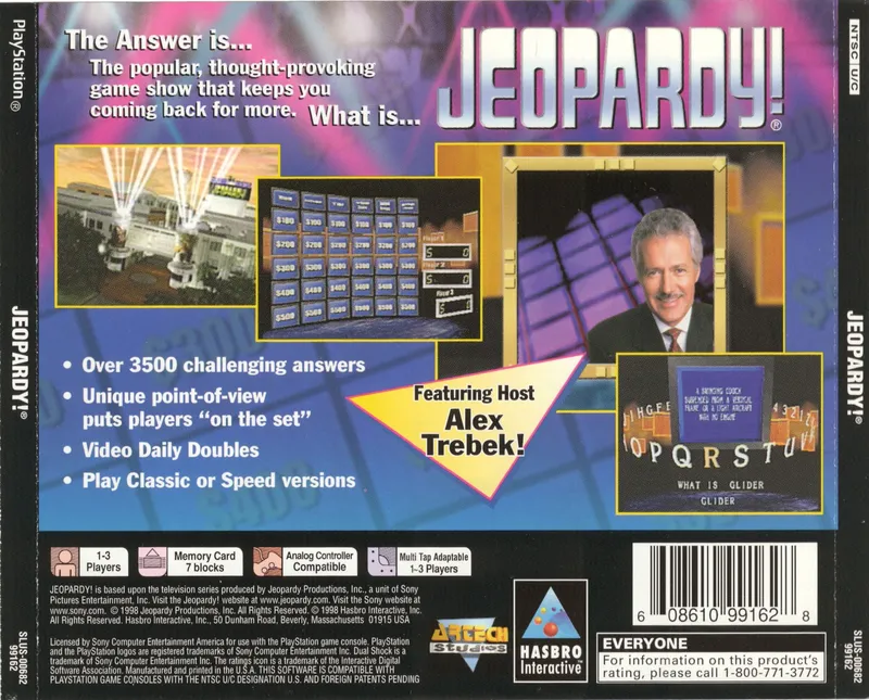 Jeopardy! box back