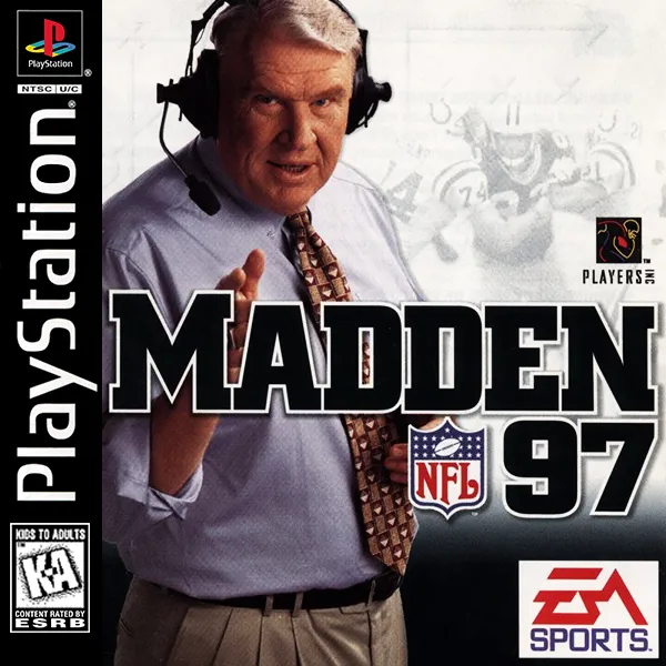 Madden NFL 97 box art