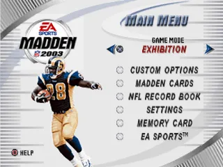 Madden NFL 2003 screenshot