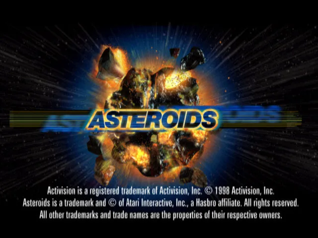 Backdrop artwork for Asteroids