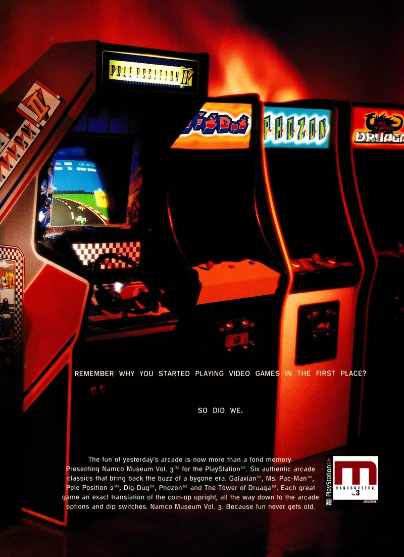 Namco Museum Vol. 3 box back