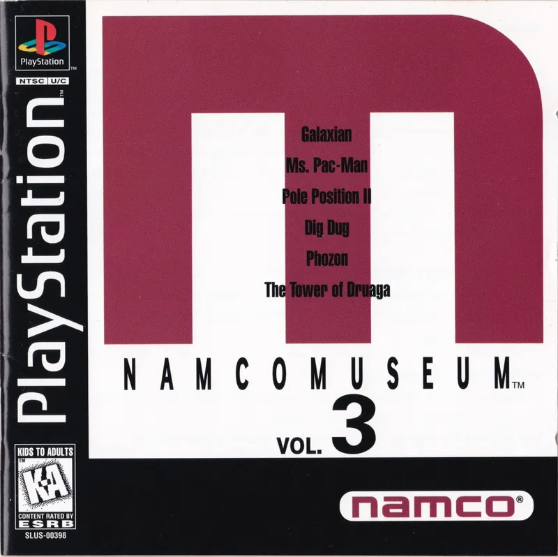Namco Museum Vol. 3 box art