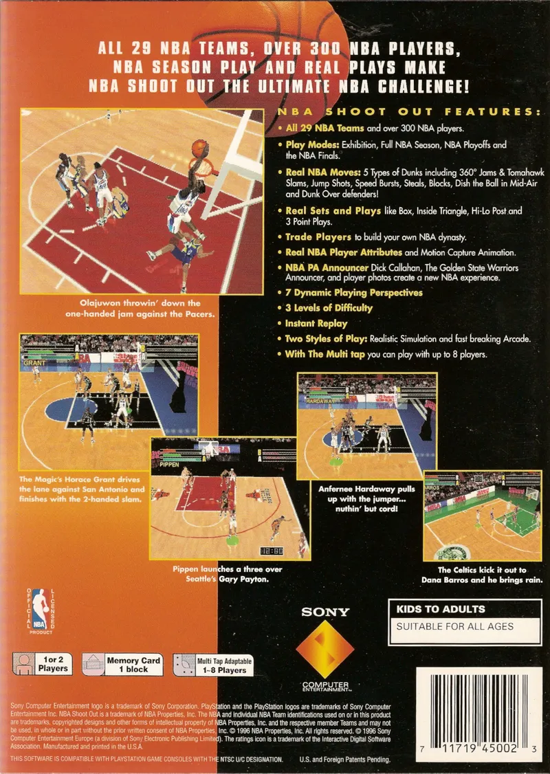 NBA ShootOut box back