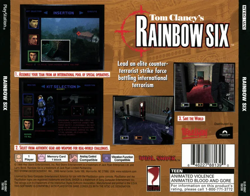 Tom Clancy's Rainbow Six box back