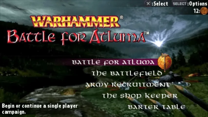 Backdrop artwork for Warhammer: Battle for Atluma