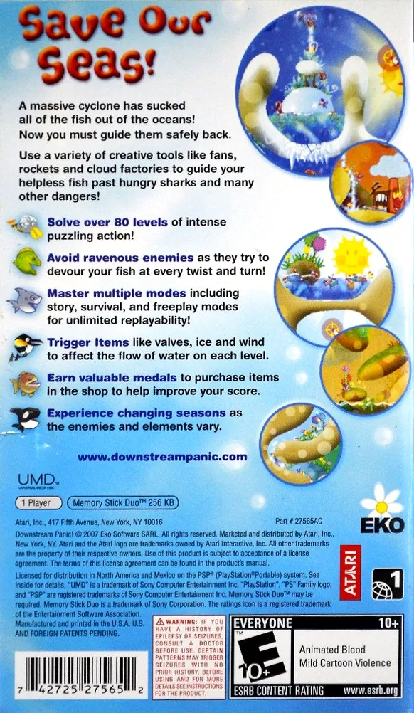 Downstream Panic! box back