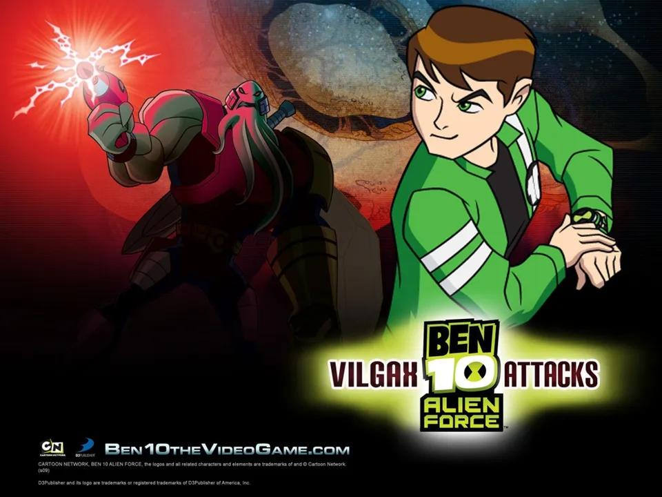 Backdrop artwork for Ben 10: Alien Force: Vilgax Attacks