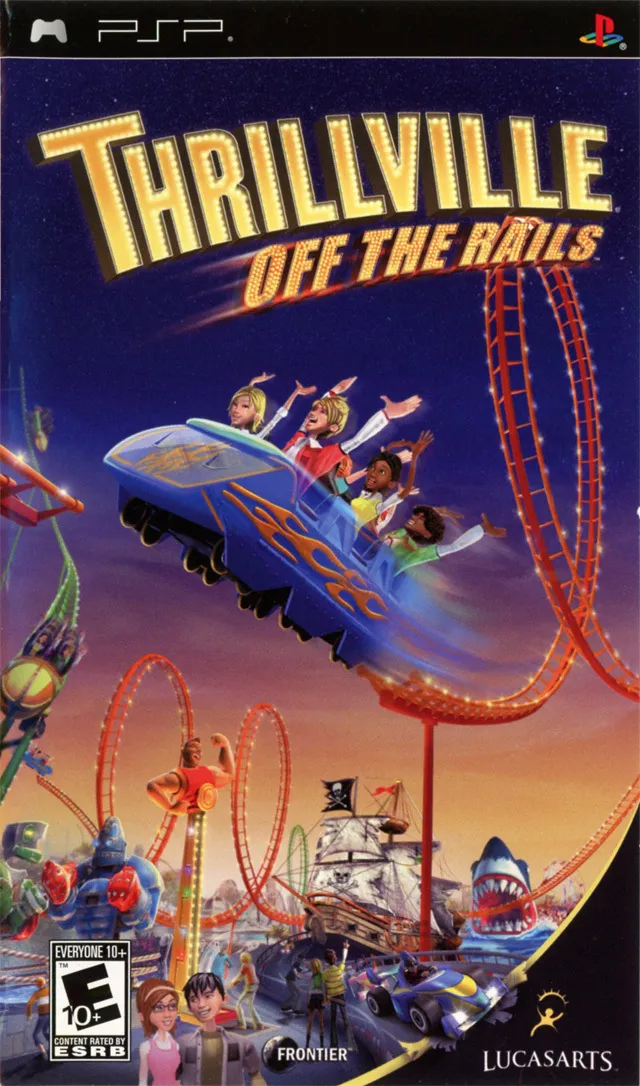 Thrillville: Off the Rails box art